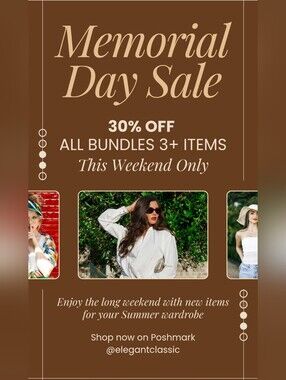 SALE Bundle 3 or More Items And Recieve 30% OFF ENTIRE Order